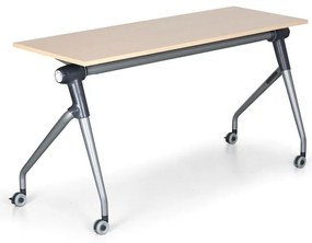 Stół ze składanym blatem TRAINING PLUS, 145x45 cm, brzoza