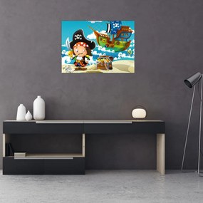 Obraz - Skarb piratów (70x50 cm)