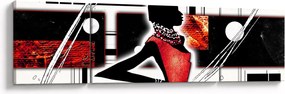 Obraz obrazu starożytnej damy (170x50 cm)
