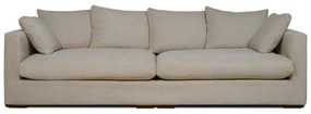 Beżowa sztruksowa sofa 266 cm Comfy – Scandic