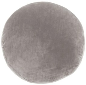 Szarobeżowa poduszka dekoracyjna z mikrowłókna Tiseco Home Studio Marshmallow, ø 40 cm