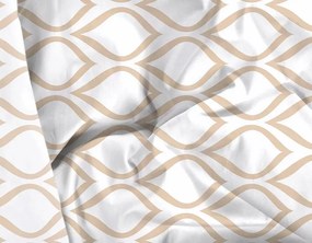 Pościel bawełniana Premium Bielbaw 220x200 Lol beżowa GRENO