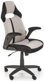 Szary Fotel Tapicerowany Obrotowy P1-R40