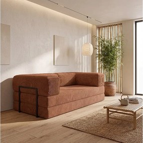 Sofa Edi, tkanina Poso, ceglany (40)
