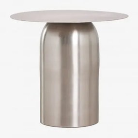 Stolik Pomocniczy Okrągły Ø40 Cm Alliser Clear Brush & Clear Brush - Sklum