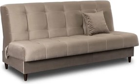 Sofa z Funkcją Spania LIMA Rozkładana Wersalka Dwuosobowa Beżowa Nowoczesna do Salonu