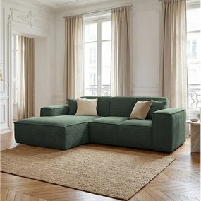 Narożnik rogówka kolor butelkowa zieleń Siena