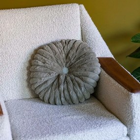 Poduszka Flower szary, śr. 38 cm