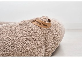Beżowe legowisko dla psów z materiału bouclé 71x91 cm Senso Greige M – MiaCara