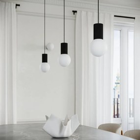 Lampa biurkowa HALO czarna ryflowana SOLLUX  LIGHTING