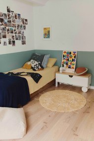Dywan dziecięcy SUNNY Ø100 cm żółty LORENA CANALS