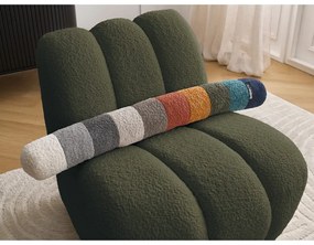 Zielony fotel z materiału bouclé Janissaire – Bobochic Paris