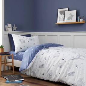 Flanelowa pościel dziecięca jednoosobowa 135x200 cm Starlight Animals – Bianca