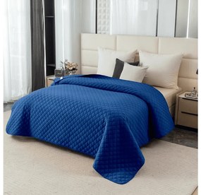 Narzuta na łóżko LANTA, ciemnoniebieska Rozmiar: 220 x 240 cm