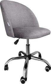 Fotel obrotowy COLIN krzesło biurowe fotel ergonomiczny do biurka : Kolor Stelaża - Chrom, Kolor tkaniny - VOGUE - VOGUE 15, Typ siedziska - Siedzisko obrotowe 360°, Typ tkaniny - Vogue