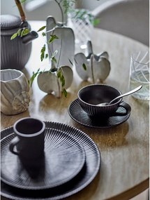 Czarna filiżanka do cappuccino ceramiczna 200 ml Neri – Bloomingville