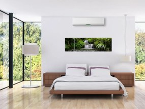 Obraz - Wodospady (170x50 cm)