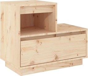 Sosnowa naturalna szafka nocna z szufladą E1-S56