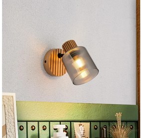 Brilagi - Kinkiet punktowy HYGGE 1xE14/15W/230V drewno kauczukowe/dymione