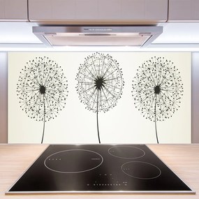 Szkło Dekoracyjne do Kuchni Harmonijna Flora Ogrodowa