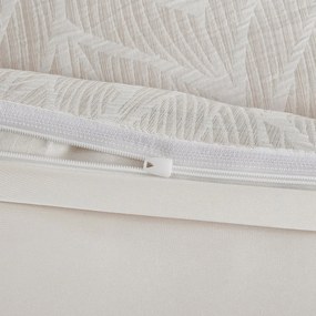 Pościel żakardowa Florida beżowy, 140 x 200 cm, 70 x 90 cm