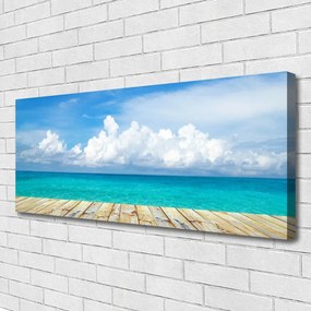 Duży obraz na płótnie Molo prowadzące w Nieznane