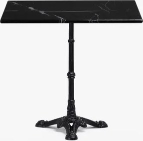Stolik Barowy Z Marmuru Roma Czarny & Cuadrado & Marmur Nero Marquina - Sklum