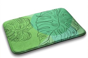 Dywanik łazienkowy Dywanik łazienkowy Monstera Liście