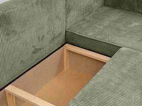 Rozkładana narożna sofa SMART COSARO miętowa, dwustronna + 2 poduszki GRATIS