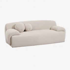 Sofa Dwuosobowa Tapicerowana Shirina Szenila Beż Tapioka - Sklum