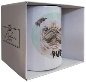 Bohemia Gifts Ceramiczny kubek - Mops, 350 ml