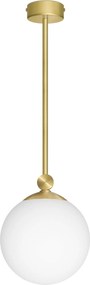 Złota lampa z kloszem kulą 20cm GP-S1D