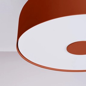 Pomarańczowa lampa sufitowa ø 30 cm Blacko – Sollux