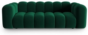 Ciemnozielona sofa 228 cm Lupine – Micadoni Home