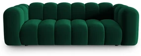 Ciemnozielona sofa 228 cm Lupine – Micadoni Home
