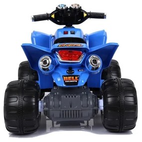 Quad na akumulator duże koła niebieski