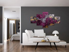 Obraz - Teksturowanie abstrakcji (125x70 cm)