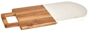 Deska do krojenia z marmurowym wzorem, 38 x 18 cm