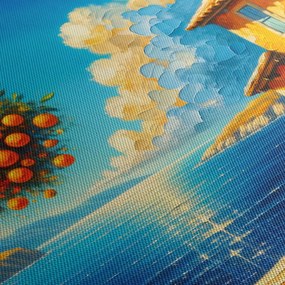 Obraz - Dom z pomarańczami II. (170x50 cm)