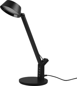 Lampa stołowa LED ze ściemniaczem w kolorze matowej czerni (wysokość 40 cm) Ava – Trio