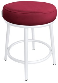 Taboret Ben noga metalowa biała MG31