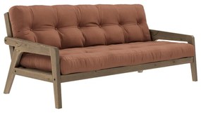 Pomarańczowa rozkładana sofa 204 cm Grab – Karup Design