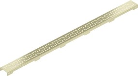 Mexen Flat M15 maskownica do odpływu liniowego 80 cm, złota szczotkowana - 1A24080
