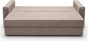 Kanapa Mirea – rozkładana sofa 3-osobowa z funkcją spania i pojemnikiem na pościel 196×145 cm