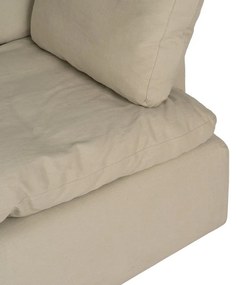 Beżowa lniana sofa 212 cm – Ixia