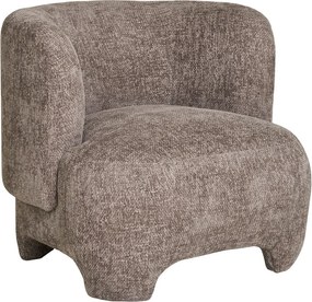 Brązowy fotel Nazare – House Nordic