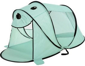 Szybko rozkładany namiot dla dzieci z ochroną UV50+, wzór fok, 182 x 100 x wys. 86 cm