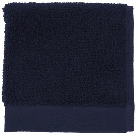 Ciemnoniebieski bawełniany ręcznik frotte 30x30 cm Comfort – Södahl