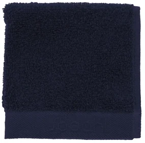 Ciemnoniebieski bawełniany ręcznik frotte 30x30 cm Comfort – Södahl