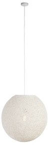 Rustykalna lampa wisząca biała 60 cm - Corda Rustykalny / Vintage Oswietlenie wewnetrzne